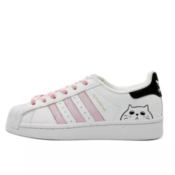 Обувь для скейтбординга Superstar J для детей, начальная школа Adidas Originals, белый