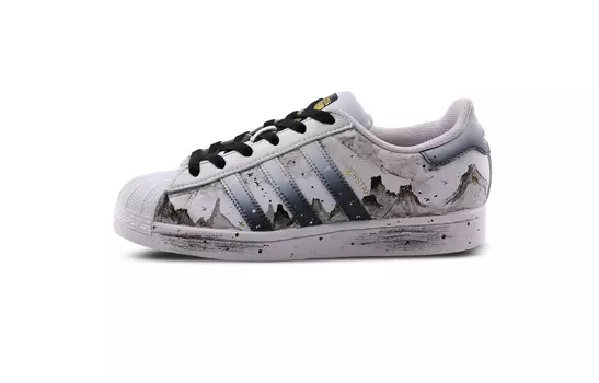 Обувь для скейтбординга Superstar Kids для начальной школы Adidas Originals, черный