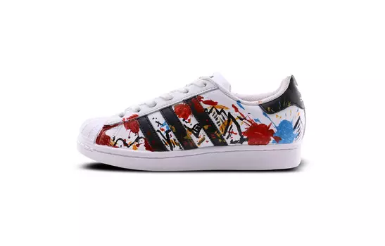 Обувь для скейтбординга Superstar Kids для начальной школы Adidas Originals, белый