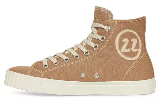 Обувь для скейтбординга Tabi Мужская с высоким верхом Кофейная Maison Margiela