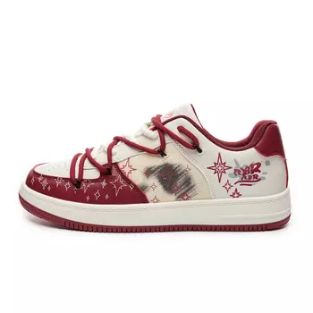 Обувь для скейтбординга унисекс Abidjan, White/Red