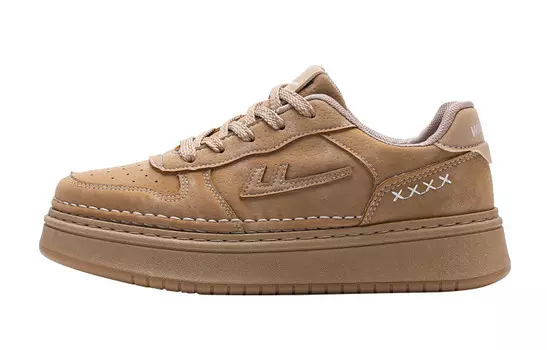 Обувь для скейтбординга унисекс с низким верхом цвета хаки Warrior