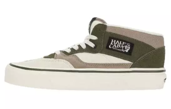 Обувь для скейтбординга Vans Half Cab унисекс, White/Green