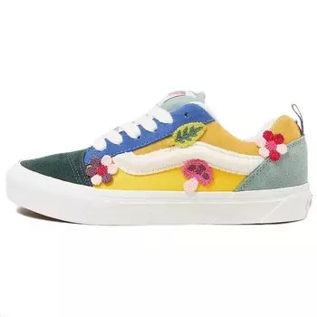 Обувь для скейтбординга Vans Knu Skool унисекс, Yellow-green-blue