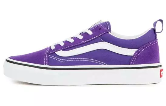 Обувь для скейтбординга Vans Old Skool Kids GS, White/Purple