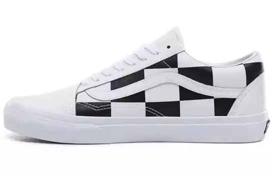 Кроссовки Old Skool Vans 'Leather Check'
