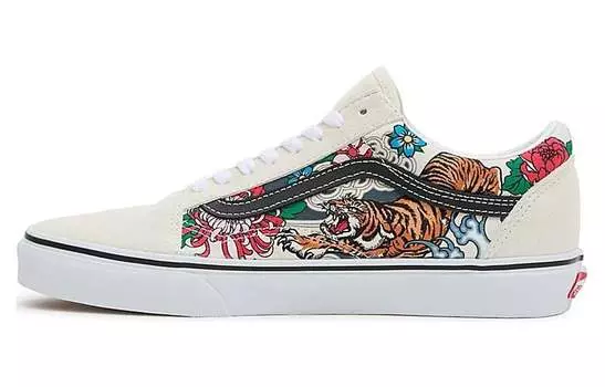 Обувь для скейтбординга Vans Old Skool унисекс, White/Black