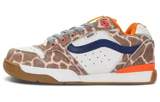 Обувь для скейтбординга Vans Rowley унисекс, Orange/White/Brown
