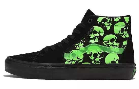 Обувь для скейтбординга Vans SK8 унисекс, Black/Green