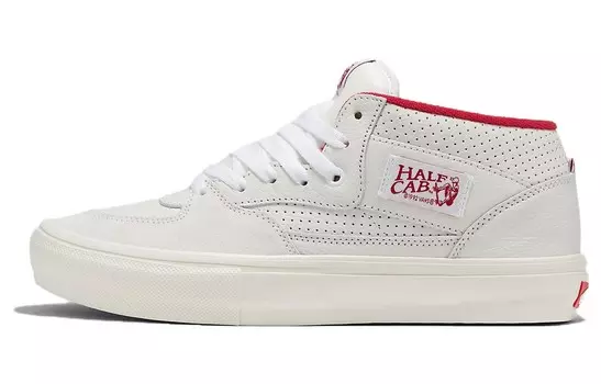 Обувь для скейтбординга Vans Skate Half для скейтбординга унисекс, White/Classic Red