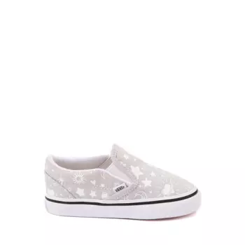 Обувь для скейтбординга Vans Slip-On V — для малышей, голубой