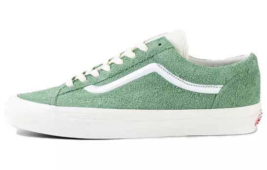 Обувь для скейтбординга Vans Style 36 унисекс, White/Green