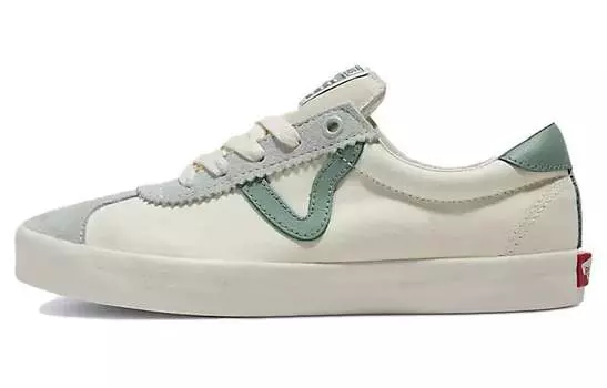 Обувь для скейтбординга Vans унисекс, White/Green