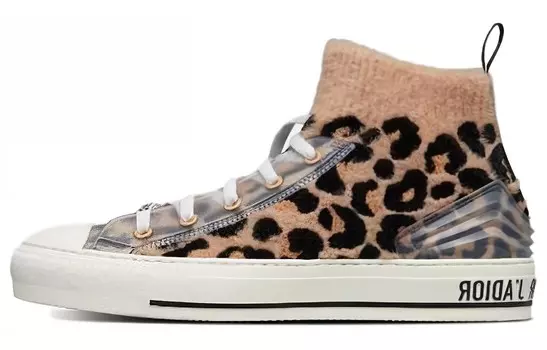 Обувь для скейтбординга Walk"n"Женская с высоким верхом, коричневая Dior