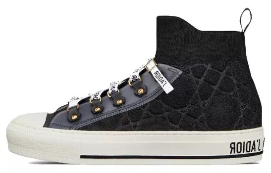 Обувь для скейтбординга Walk"n"Женская с высоким верхом, черная Dior