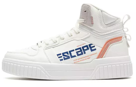 Обувь для скейтбординга женская с высоким верхом белая Xtep