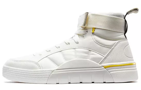 Обувь для скейтбординга женская с высоким верхом белая Xtep