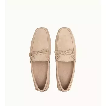Обувь для вождения Gommino из замши TOD's, цвет Natural Clear
