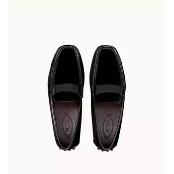 Обувь для вождения Gommino в бархате TOD's, черный
