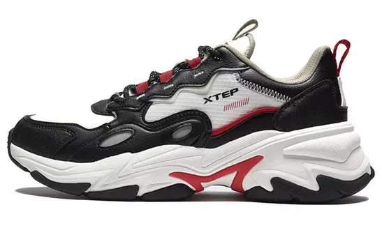 Обувь для жизни Мужская низкая белая/черная Xtep