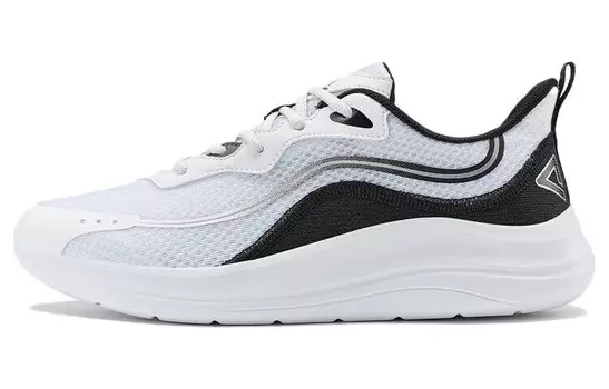 Обувь для жизни Мужская низкая белая/черная Peak