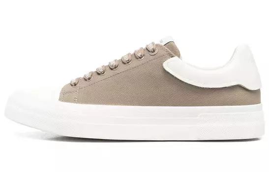 Обувь для жизни Мужская низкая белая/коричневая Emporio Armani