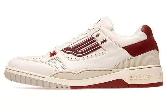 Обувь для жизни Мужская низкая белая/красная Bally