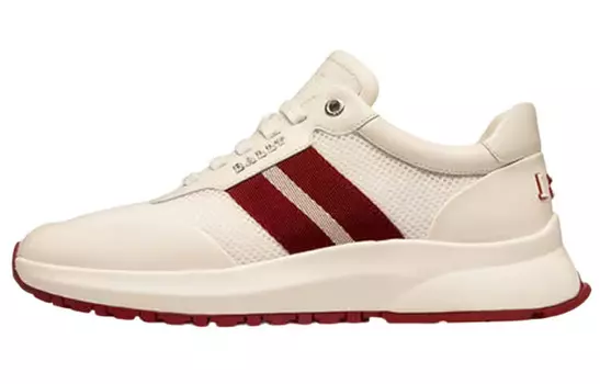 Обувь для жизни Мужская низкая белая/красная Bally