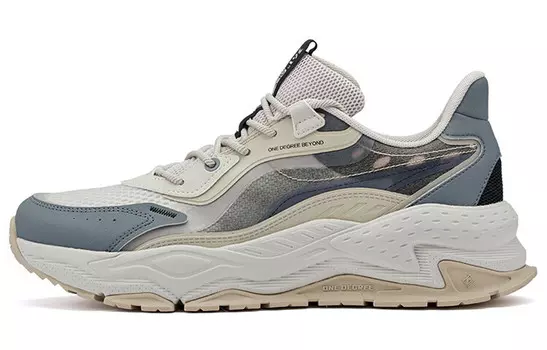 Обувь для жизни Мужская низкая белая/серая 361°