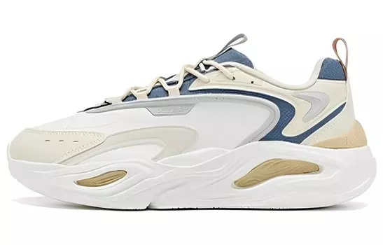 Обувь для жизни Мужская низкая белая/синяя Xtep