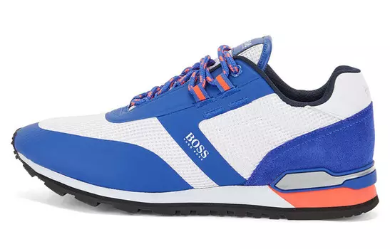 Обувь для жизни Мужская низкая белая/синяя Hugo Boss