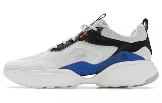 Обувь для жизни Мужская низкая, большая, белая/черная/синяя Peak