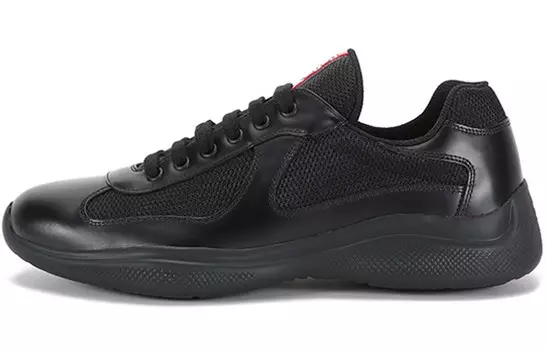 Обувь для жизни Мужская низкая черная Prada