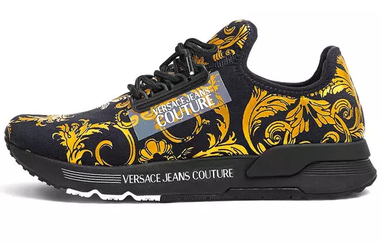 Обувь для жизни Мужская низкая черная Versace Jeans