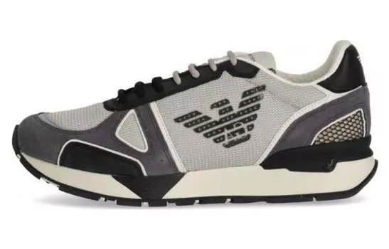 Обувь для жизни Мужская Низкая Серая Emporio Armani