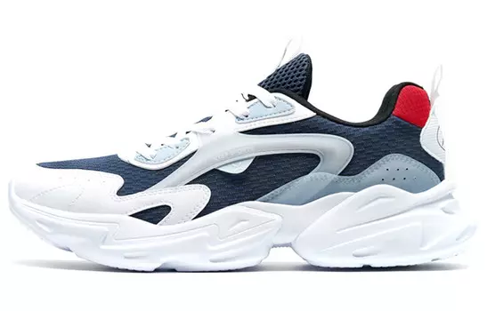 Обувь для жизни Мужская низкая темно-синяя/новая белая Xtep