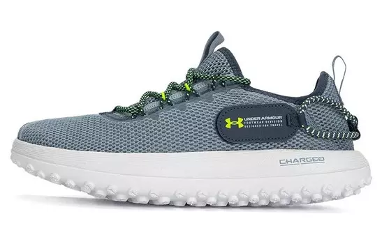 Обувь для жизни Мужская низкая зеленая/белая Under Armour