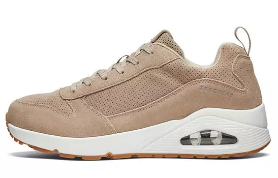 Обувь для жизни Мужская с низким верхом, серо-коричневого цвета Skechers