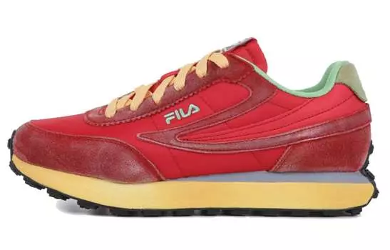 Кроссовки FILA Pontino Washing Casual Shoes Unisex Low-Top Red