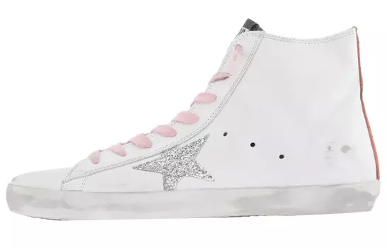 Обувь Francy Lifestyle женская, средняя, белая Golden Goose