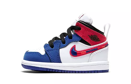 Кроссовки Jordan 1 Mid SE Rush Blue University Red TD