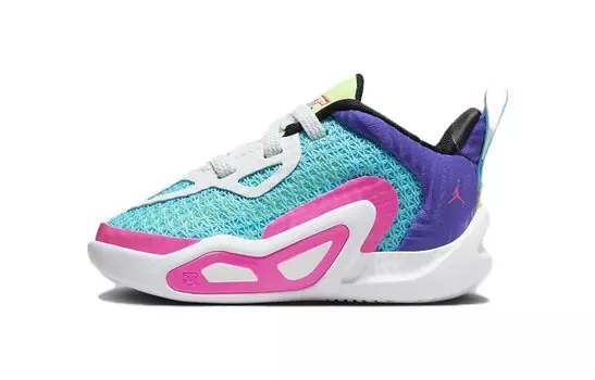 Обувь Jordan Tatum 1 для малышей TD, Lagoon Pulse/Psychic Purple/White/Pink Blast