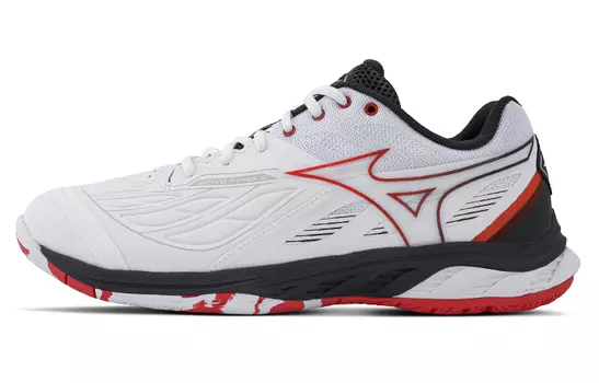 Обувь Mizuno для бадминтона унисекс, White/Red