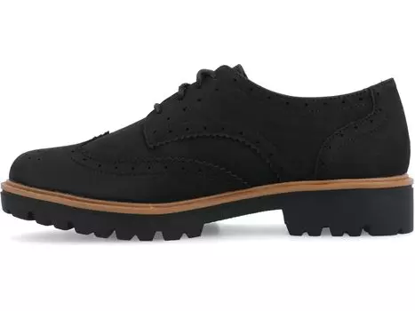 Обувь на низком каблуке Journee Collection Tru Comfort Foam Claudiya Oxford, черный