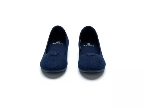 Обувь на низком каблуке Merinos Flat, темно-синий