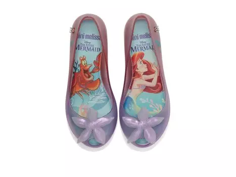 Обувь на низком каблуке Mini Melissa Ultr+Litl Merm II INF (Little Kid/Big Kid)