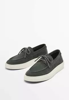 Обувь на шнуровке SPLIT Massimo Dutti, синий