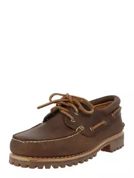 Обувь на шнуровке Timberland Authentics 3 Eye Classic, коричневый/шоколадный