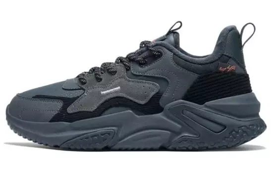 Обувь Nomadic Lifestyle для мужчин с низким верхом, угольно-пепельного/черного/угольно-черного цвета Xtep