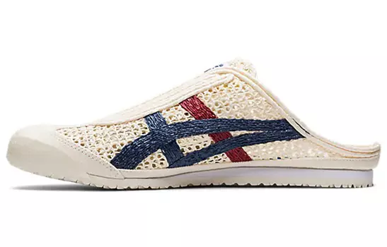 Сабо Onitsuka Tiger Mexico 66 Unisex, светло-бежевый/синий/красный